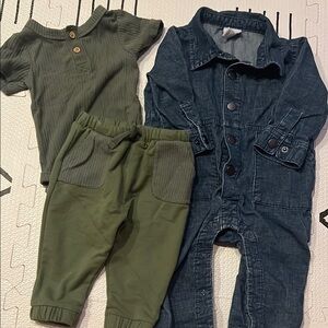 Cat & Jack Green and Blue Jeans for Everyday Comfort